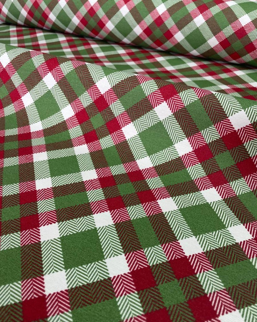 Тефлонова тканина Новорічна клітинка Тефлонова тканина Новорічна клітинка