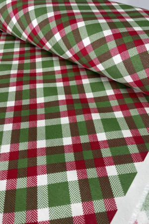 Тефлонова тканина Новорічна клітинка