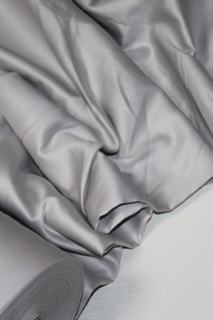 Сатин світло-сірий