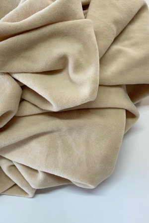 Велюр світло-бежевий