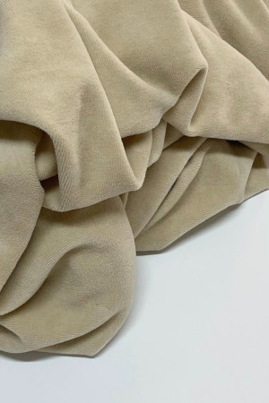 Велюр темно-бежевий