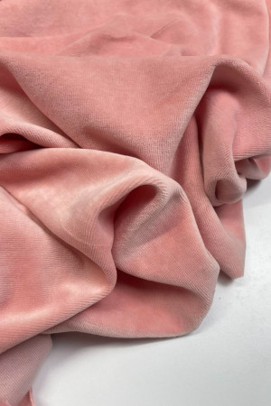 Велюр коралово-рожевий