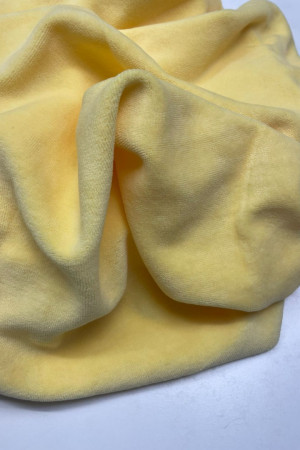 Велюр жовтий