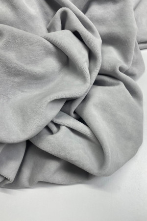 Велюр світло-серій