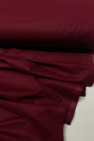 Поплін (ранфорс) бордовий колір