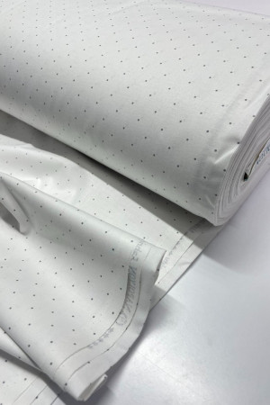 Ранфорс Крапки на сірому фоні