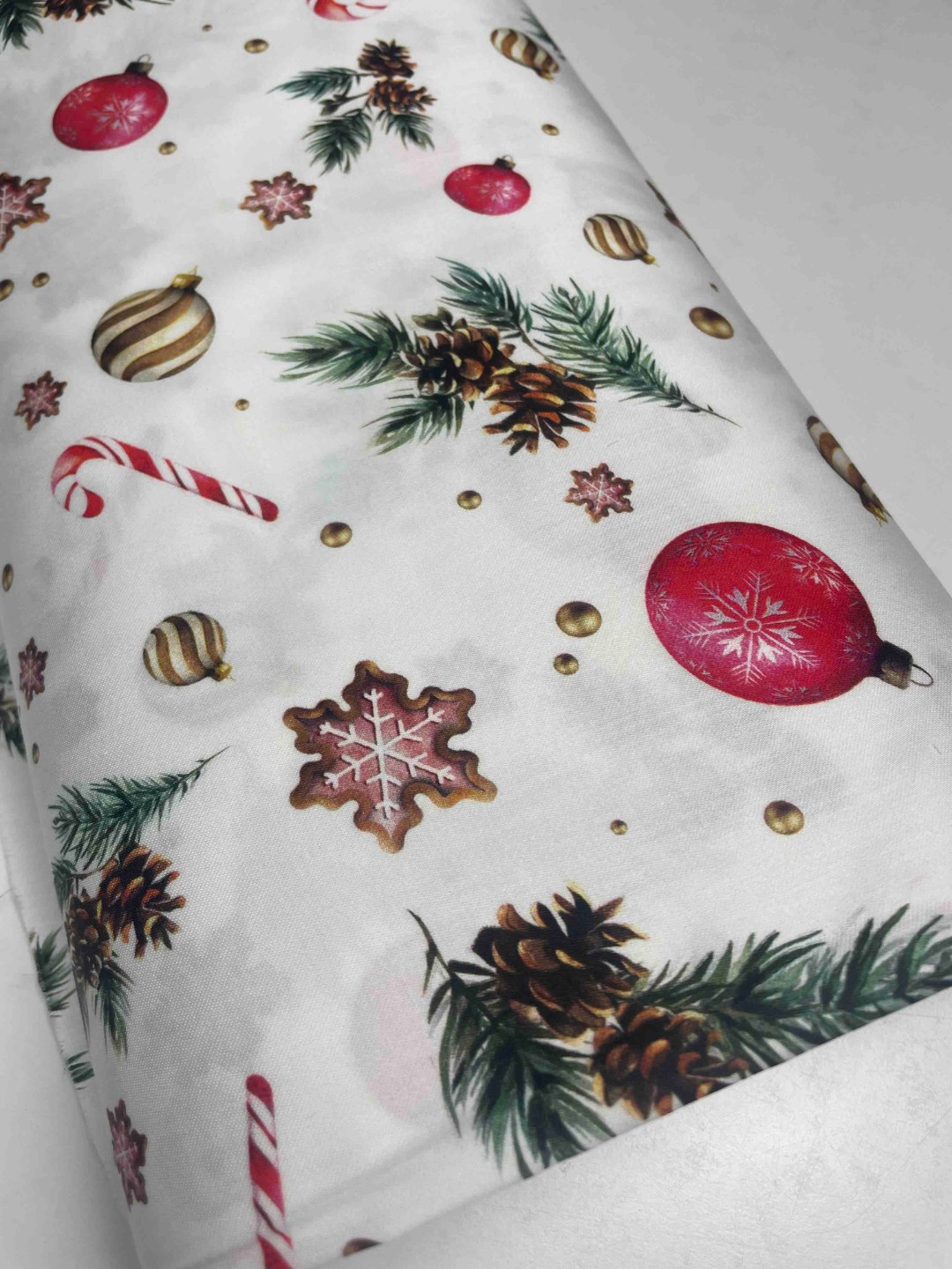 Сатин Новорічний принт Сатин Новорічний принт